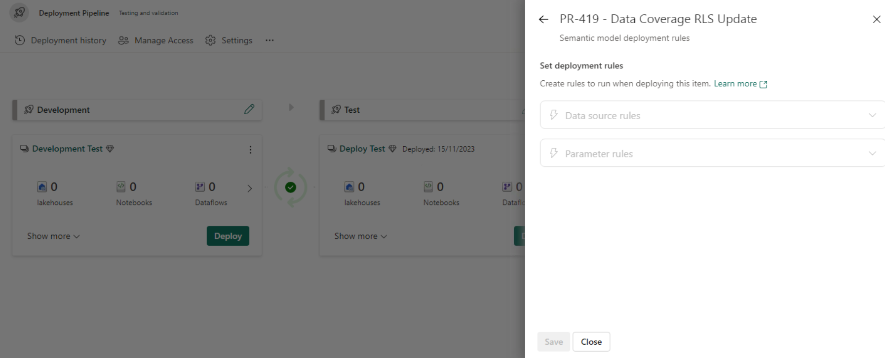 How to change the data source of deployment pipeli... - Microsoft ...