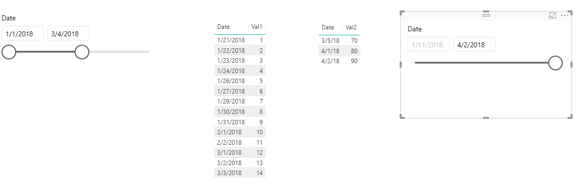 Set end date of one date range filter as the start... - Microsoft ...