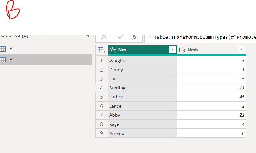 Two Table matching data - Microsoft Fabric Community