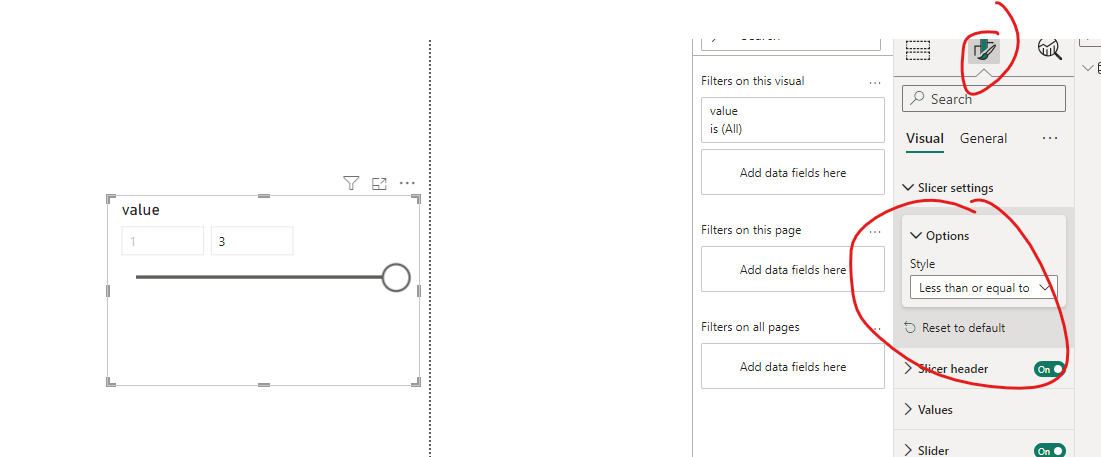 Slicer with measure column on matrix - Microsoft Fabric Community