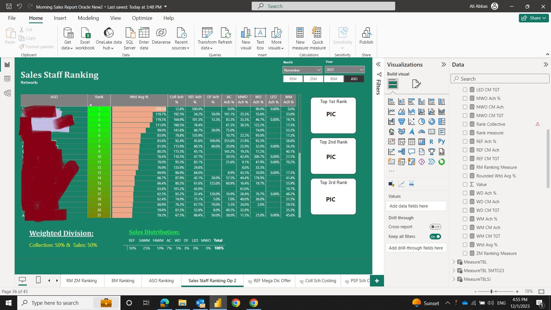 Share Staff Pictures on Power BI based on Sales Ac... - Microsoft ...