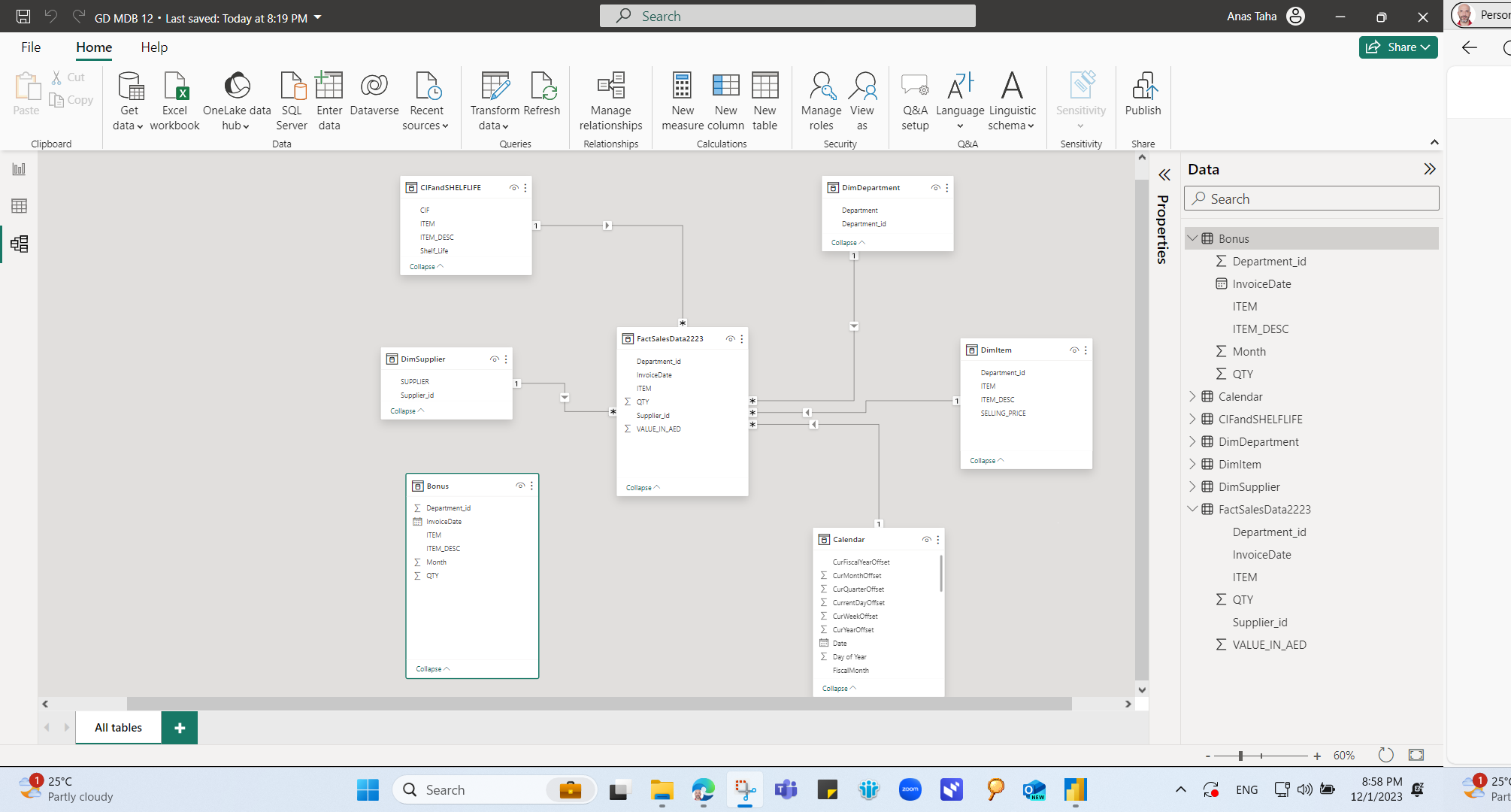 Building relations - Microsoft Fabric Community