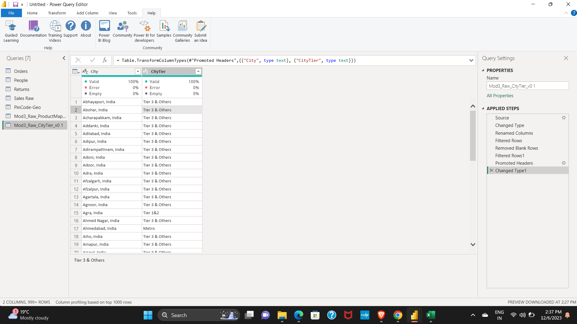 remove missing values - Microsoft Fabric Community