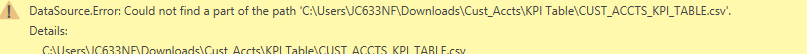 Excel Source Files - Trying to refresh from local ... - Microsoft ...
