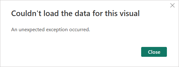 Cannot Display Fabric Visuals Microsoft Fabric Community