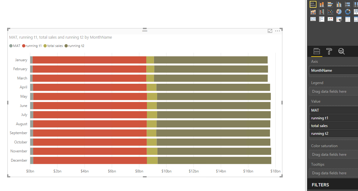 How to show two measures as stack bars and one mea... - Microsoft ...