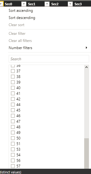 Filter buttons in Data view not showing properly - Microsoft Fabric ...