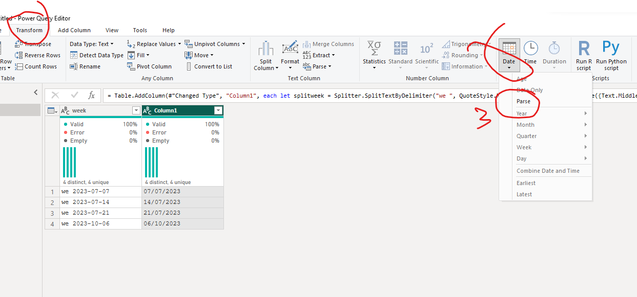 Solved: Connecting Week on Week Data to Calendar fact Tabl ...