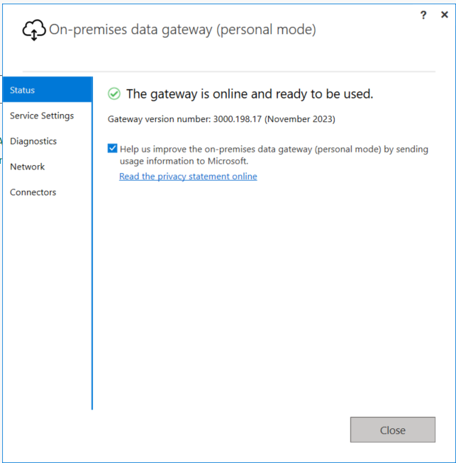 Publishing a DirectQuery Dashboard through Gateway... - Microsoft ...