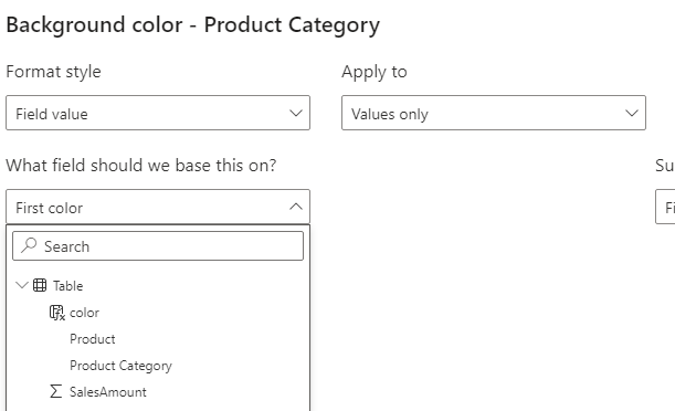 Solved: Power BI - How to do conditional coloring of Colum ...