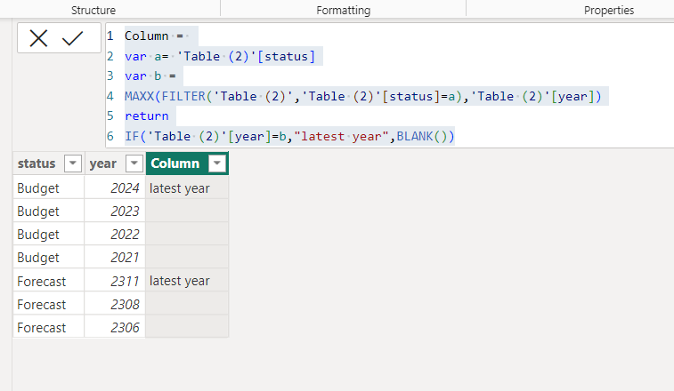 Solved: Identify max value in a column - Microsoft Fabric Community