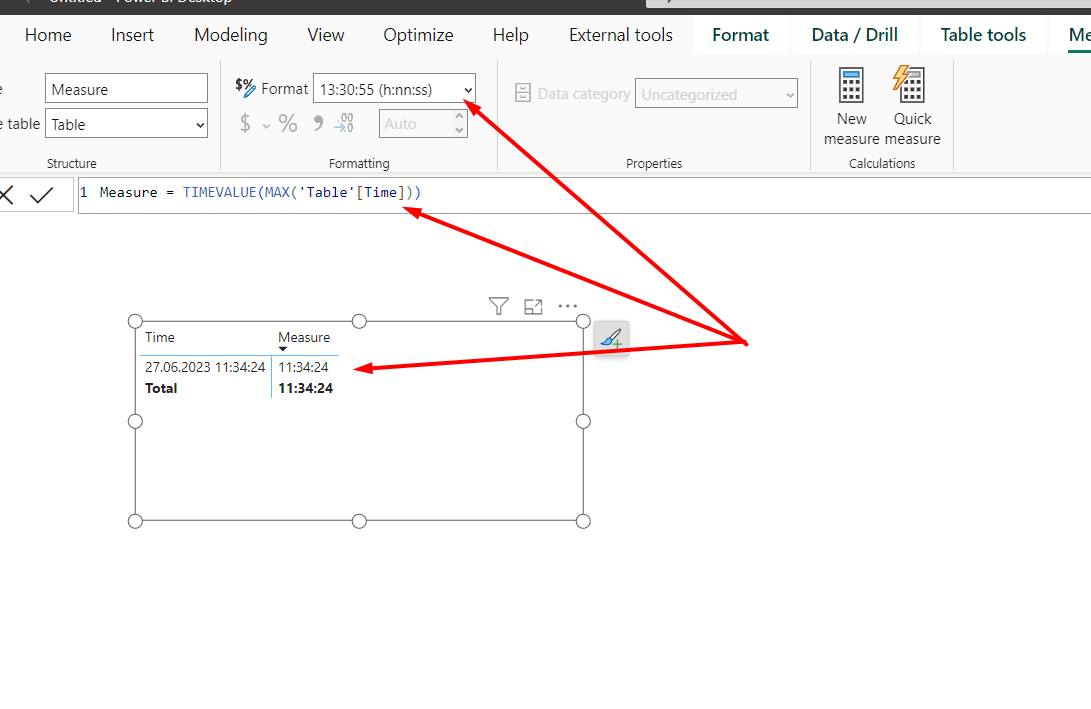 Solved: Extract time in DirectQuery - Microsoft Fabric Community