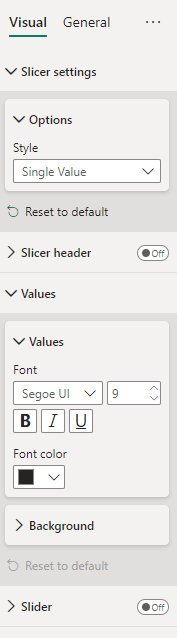 Single value slicer border size - Microsoft Fabric Community
