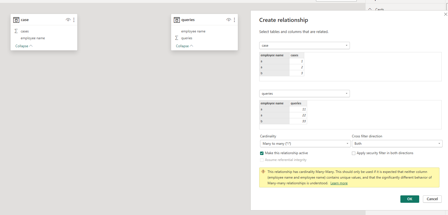 Table Connections - Microsoft Fabric Community
