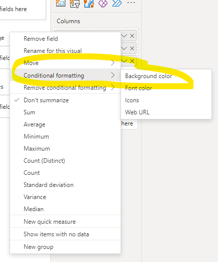 Re: Conditional Format Field Value - Microsoft Fabric Community