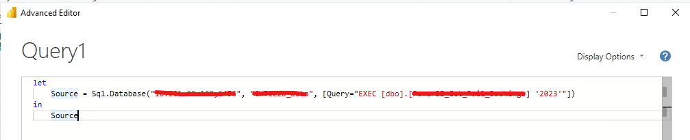Solved: Running SQL Stored Procedure from Power BI Query - Microsoft ...