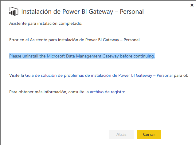 Solved: Error message when installing Enterprise Gateway ...