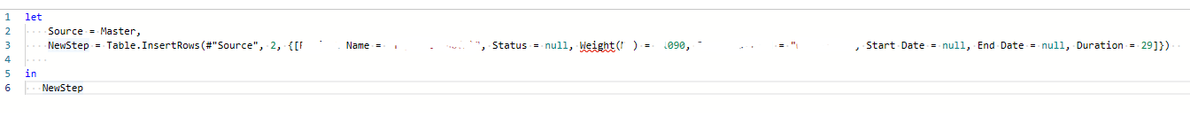 Manually add rows in table - Microsoft Fabric Community