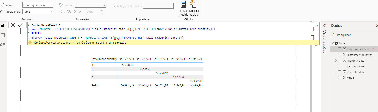 Solved: Need help - Fill dates columns with values - DAX - Microsoft ...