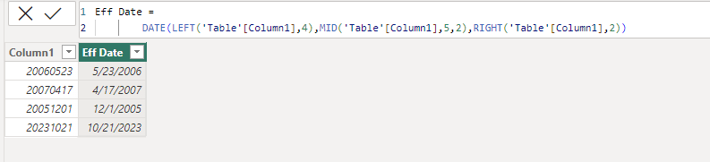 Date Field and Calculated Column - Microsoft Fabric Community