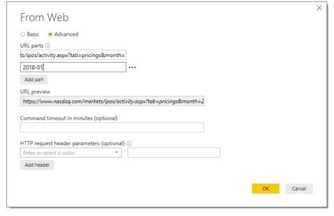 Solved: date range web query help - Microsoft Fabric Community