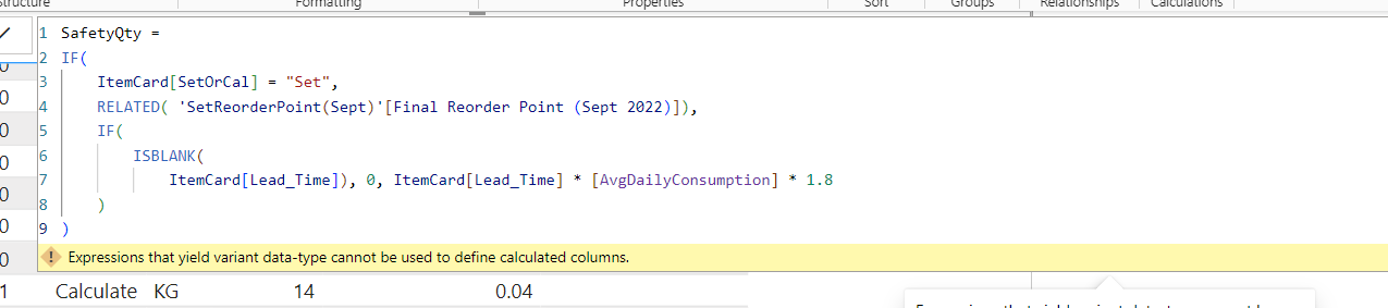 Solved: POWER BI DAX CONDITIONAL CALCULATION ISSUE - Microsoft Fabric ...