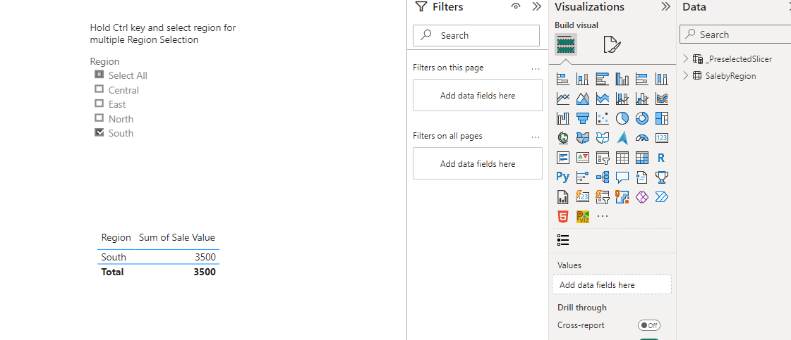 Solved: Default Selection After selecting one - Microsoft Fabric Community