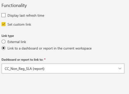 Need Page selection option after i selected the report