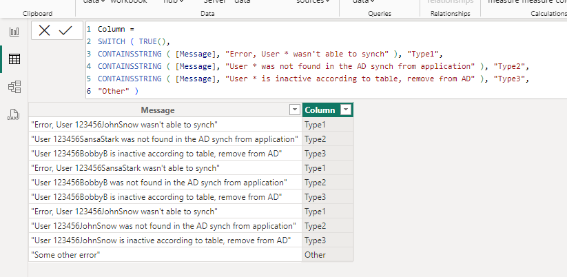 Counting log messages - Microsoft Fabric Community