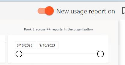 Old date in usage metrics report - Microsoft Fabric Community