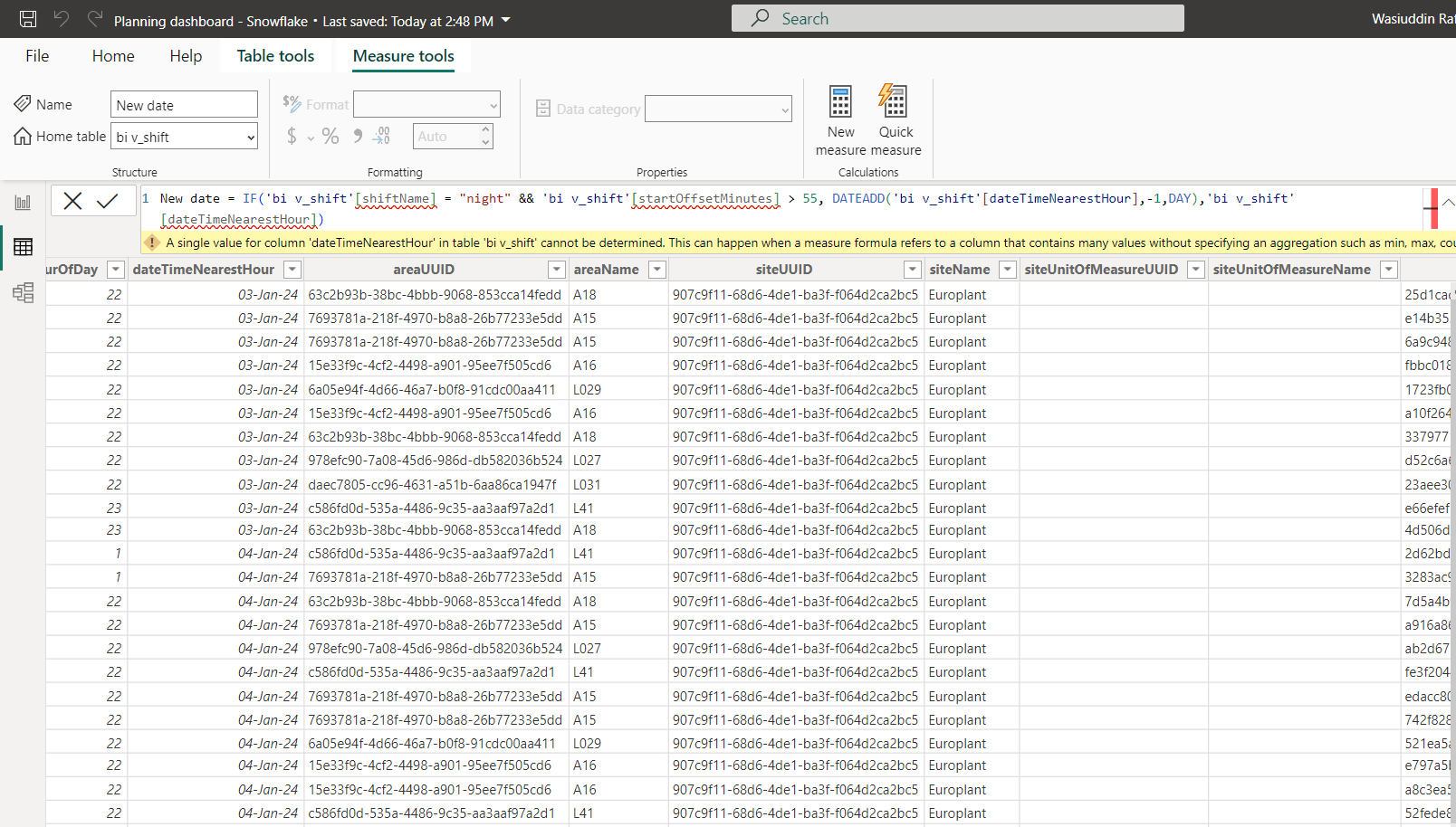 Solved: DAX Error when using If Statement with DateAdd - Microsoft ...