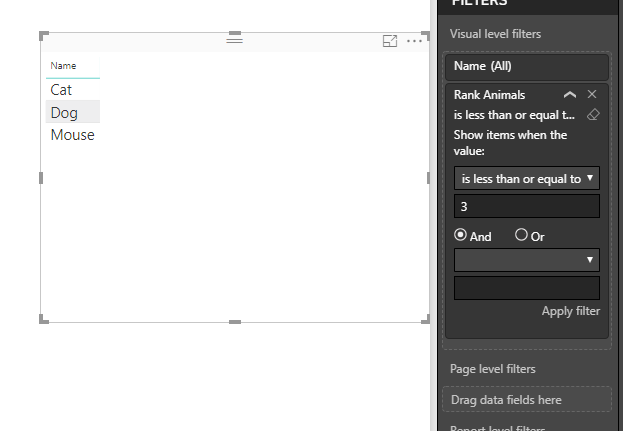 Solved: Display top 3 filter - seeking advice. - Microsoft Fabric Community