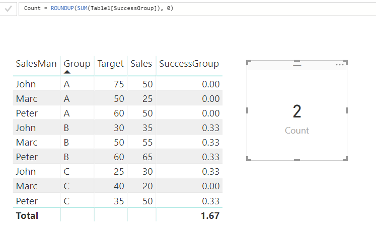 Solved: count the numer of rows within a visualization tab ...