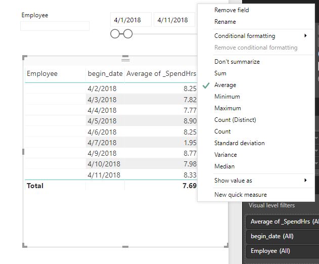 Average Calculation - Microsoft Fabric Community
