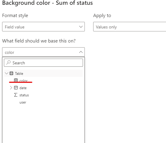 Solved: Color specific cells - Microsoft Fabric Community
