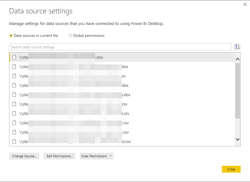 Enterprise Gateway - Changing data source from map... - Microsoft ...
