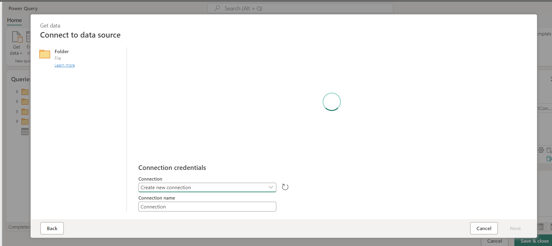 Loading time by Power Query > Add a new source (Fr... - Microsoft ...