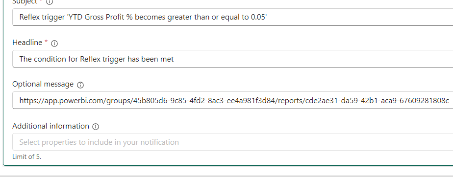Solved: Power BI Alert Email Not Showing the Current Value ...