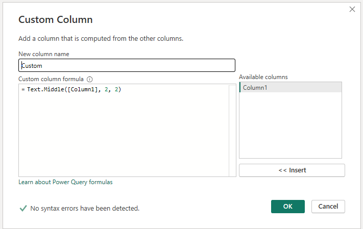 Solved: extract text in column - Microsoft Fabric Community