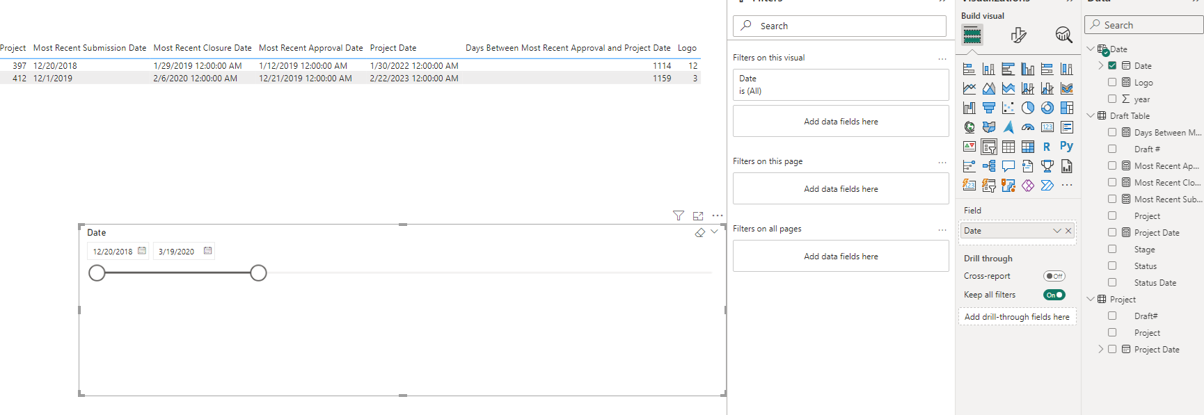 Dynamic date comparisons as filters - Microsoft Fabric Community