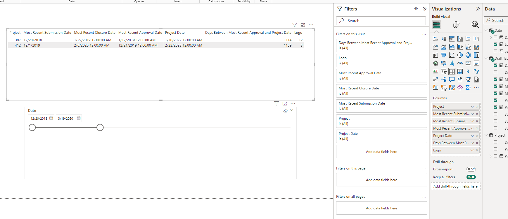 Dynamic date comparisons as filters - Microsoft Fabric Community