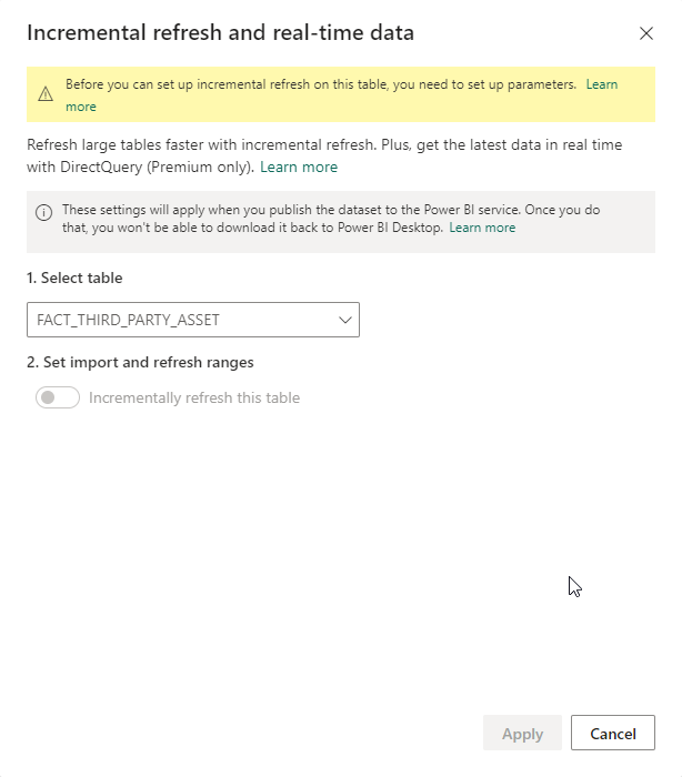 Solved: Has anyone gotten Incremental Refresh to work with ...
