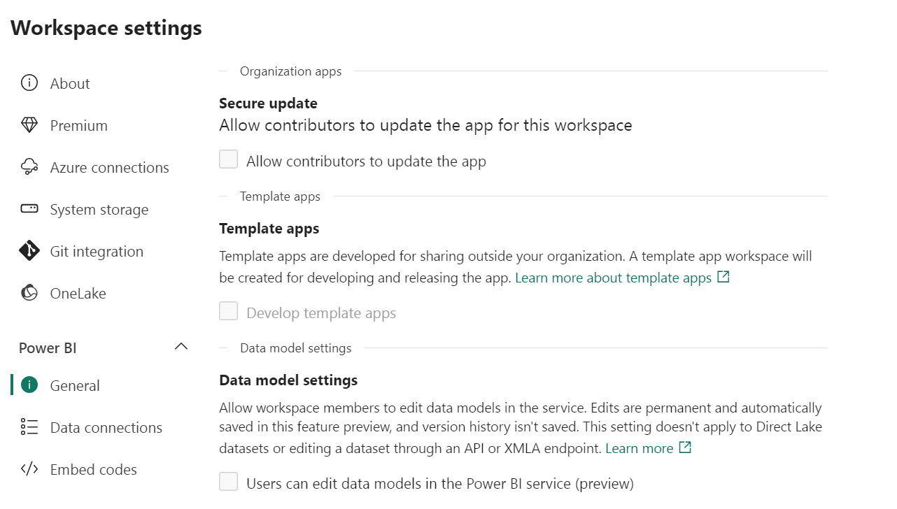 Solved: Unable to enable "Edit data models in the Power BI ...
