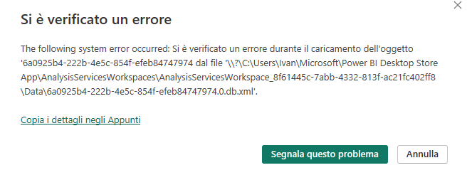 Solved: Error while loading any type of data - Microsoft Fabric Community