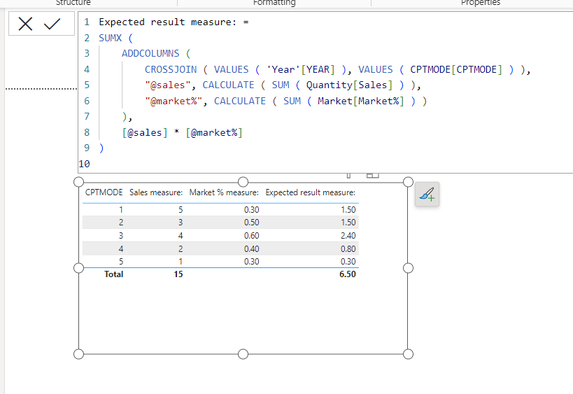 Solved: How to multiply two tables with a connection of a ...