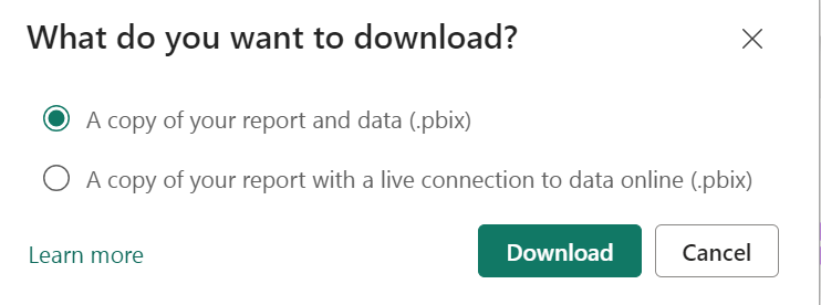Export report with semantic model - Microsoft Fabric Community