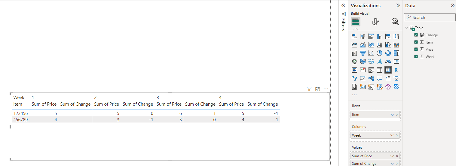 Create a Column in Matrix which does (this week pr... - Microsoft ...