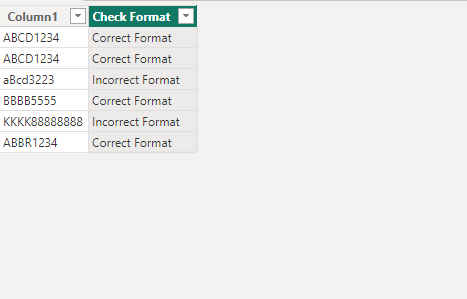 Solved: Column format check - Microsoft Fabric Community