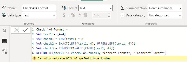 Solved: Column format check - Microsoft Fabric Community