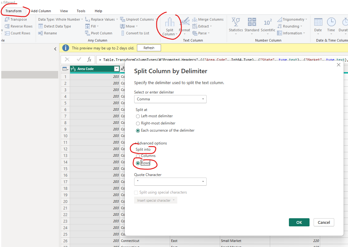 Solved: Denormalisation of multiple values per cell with c ...